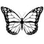 Vlinder Sticker