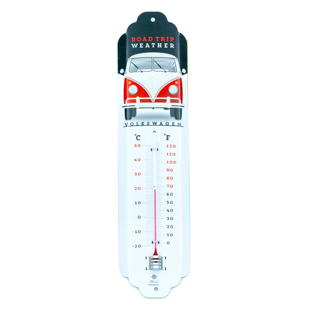 Thermometer Volkswagen Bulli road trip | Nostalgic-Art