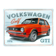 Blechschild Volkswagen Golf GTI 1976 | Nostalgic-Art