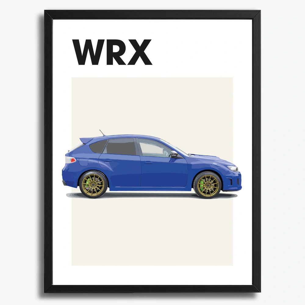 Subaru WRX Auto Poster