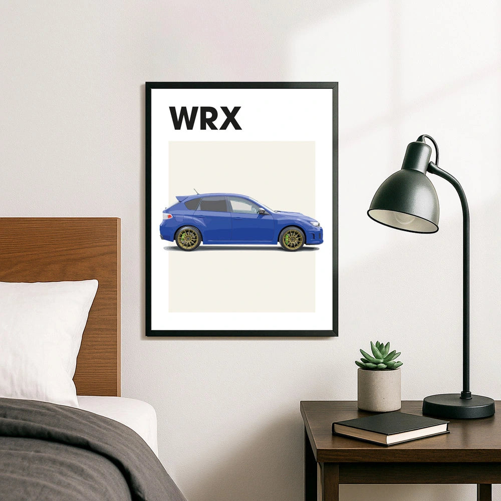Subaru WRX Auto Poster