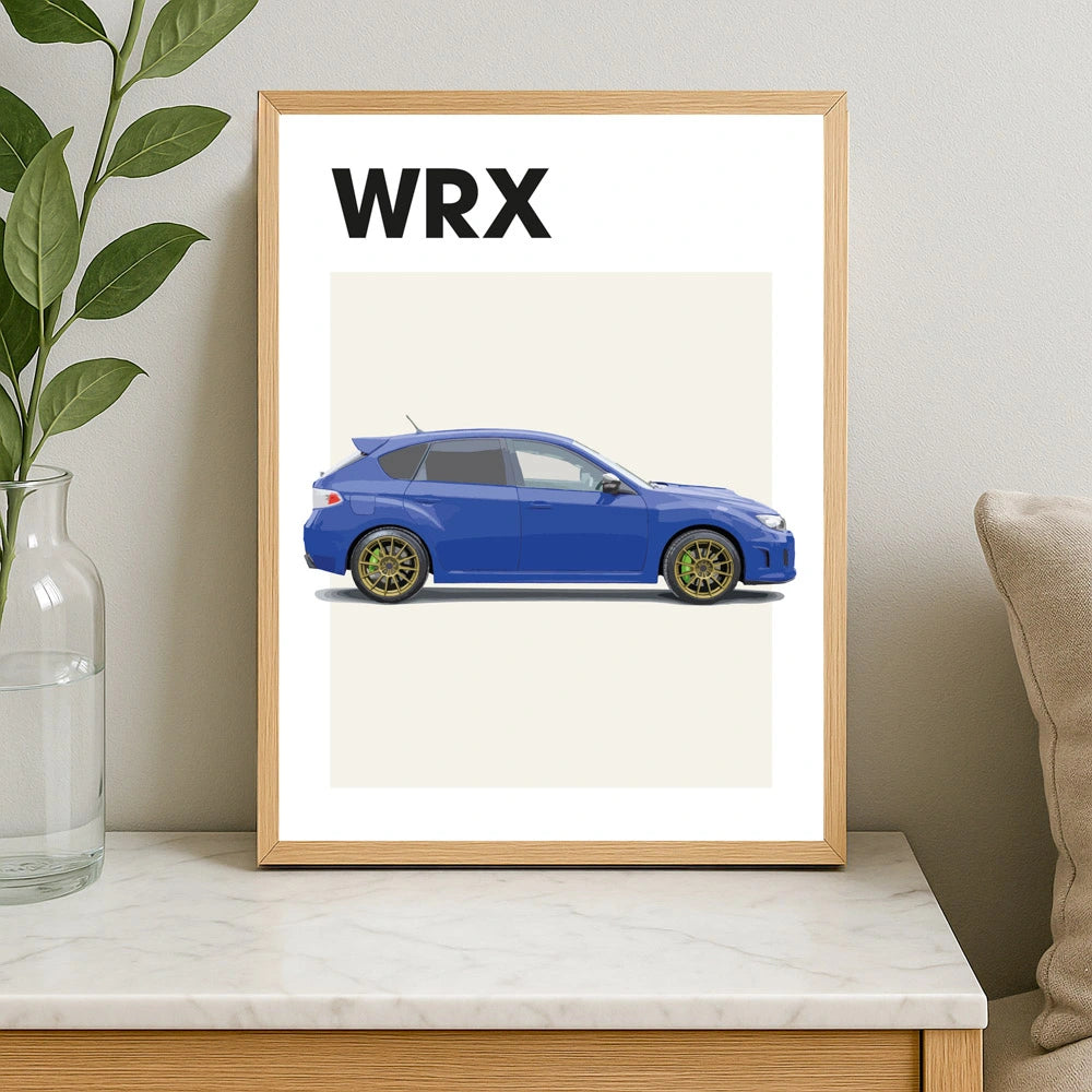 Subaru WRX Auto Poster