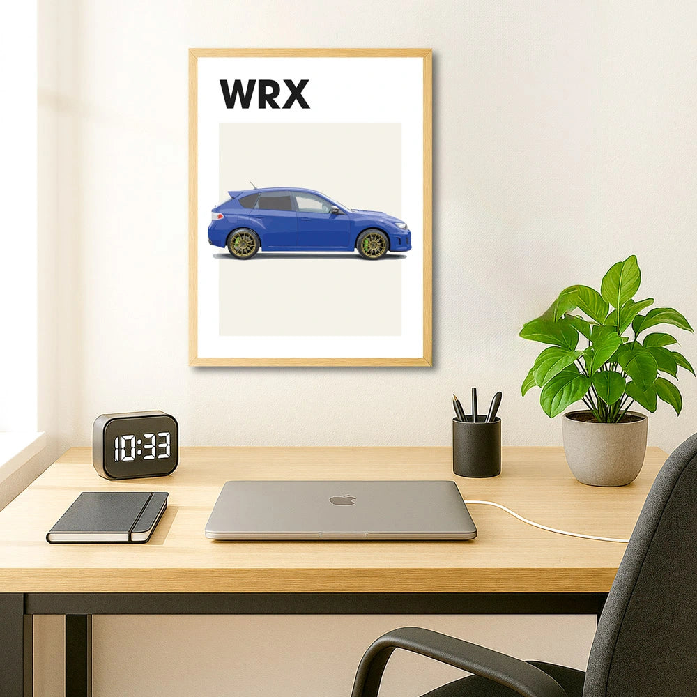 Subaru WRX Auto Poster