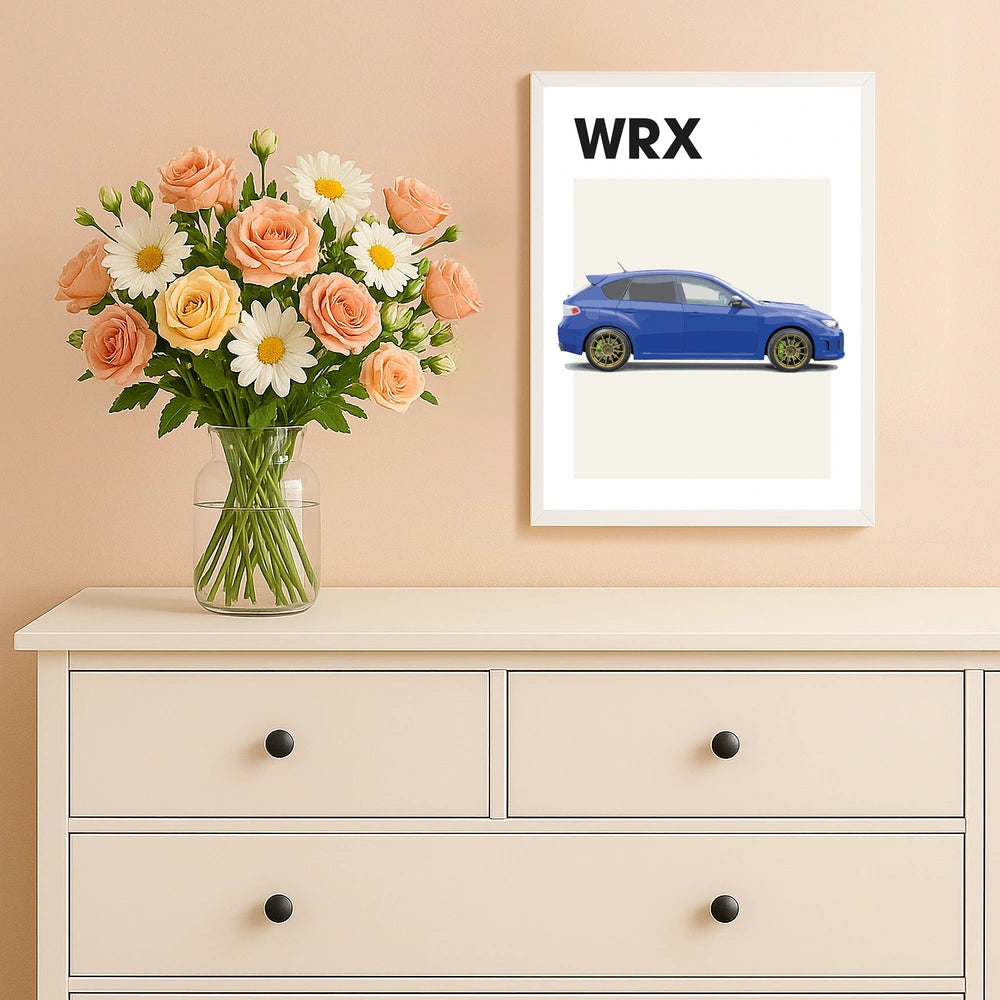 Subaru WRX Auto Poster