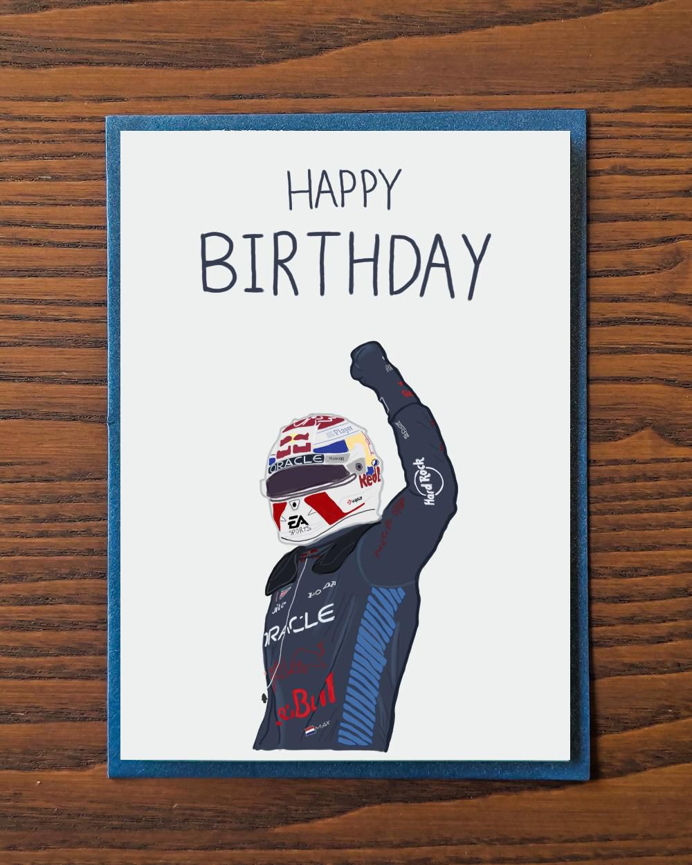 Verjaardagskaart Max Verstappen 10x15cm | CardWonders