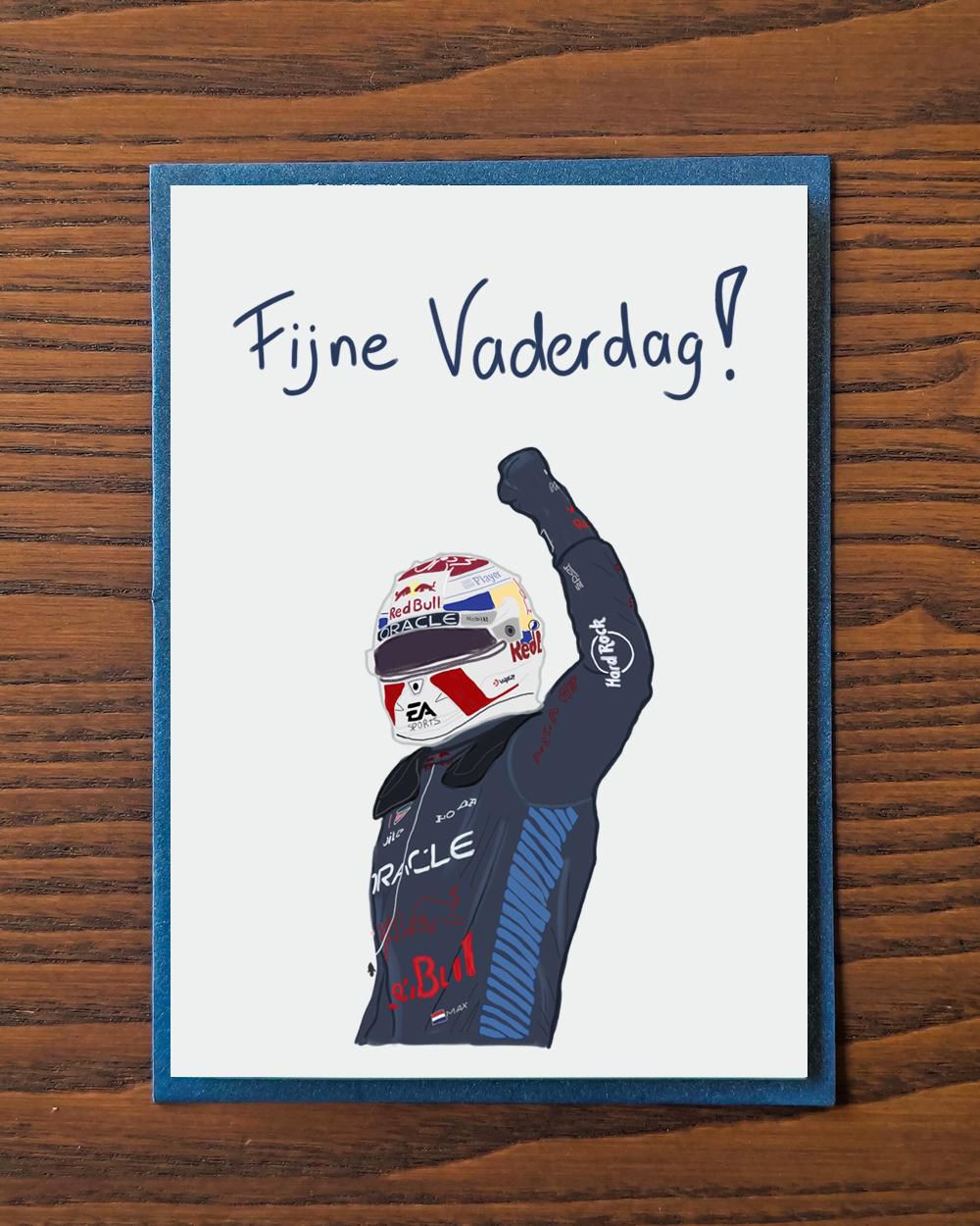 Vaderdag kaart Max Verstappen 10x15cm | CardWonders