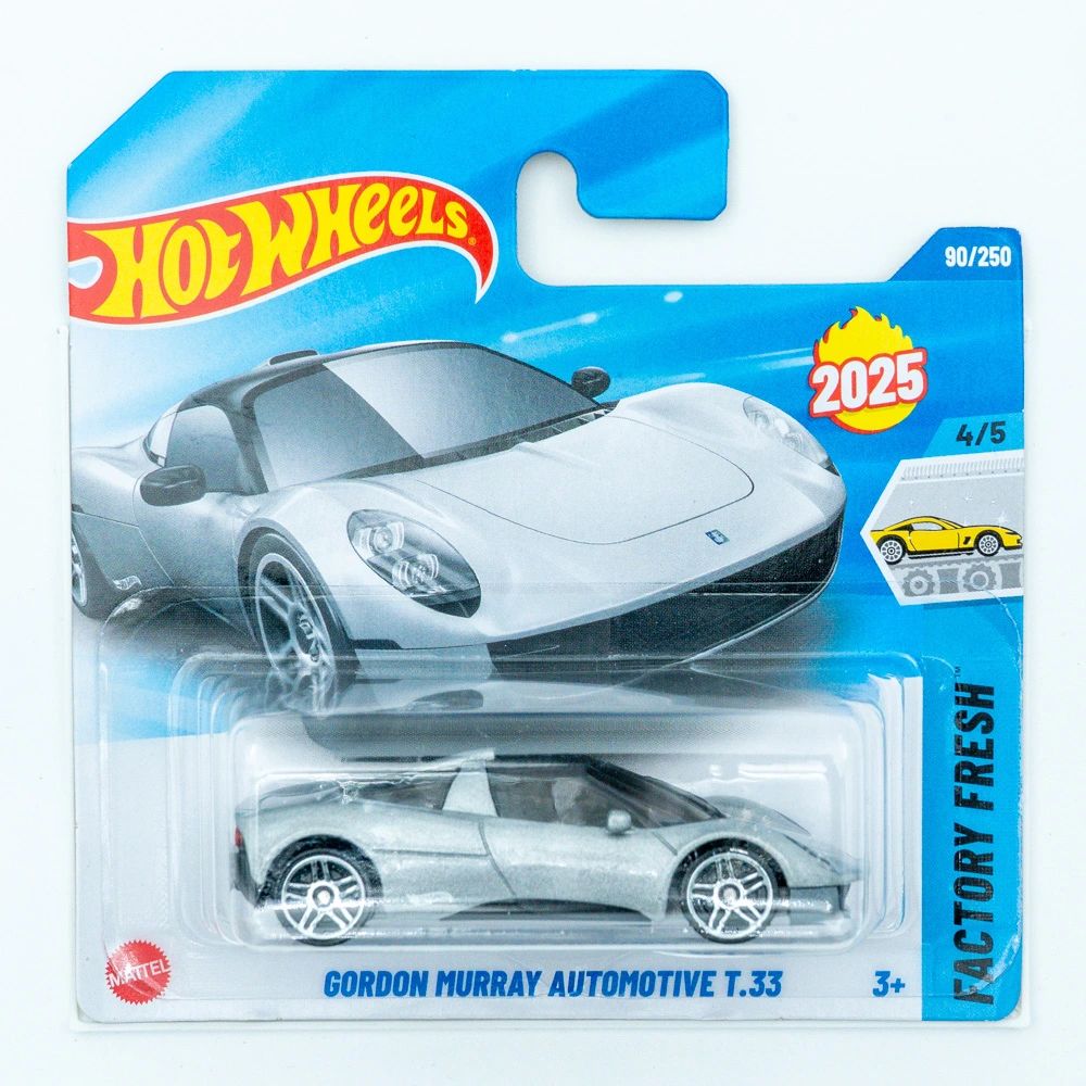 Hot Wheels Gordon Murray Automotive T.33 (grijs) | Europese versie