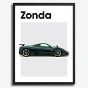 Pagani Zonda Auto Poster