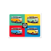 Magneet VW Bulli Pop Art | Nostalgic-Art