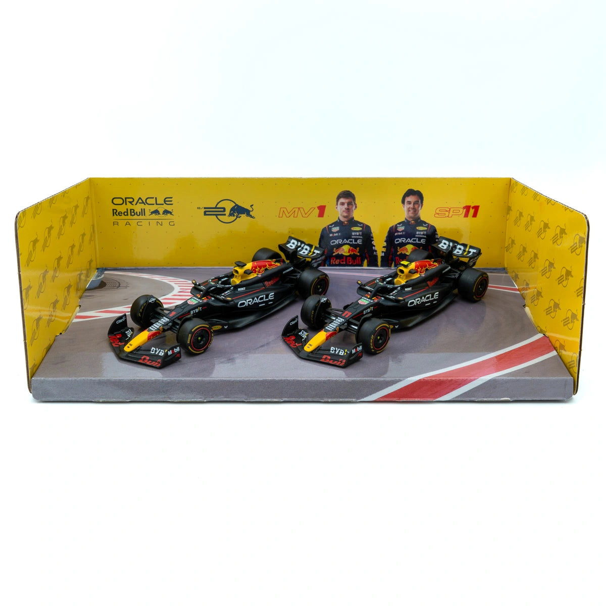 Red Bull Racing RB20 #1 Max Verstappen & #11 Sergio Pérez 1:43 Twin Pack - Burago