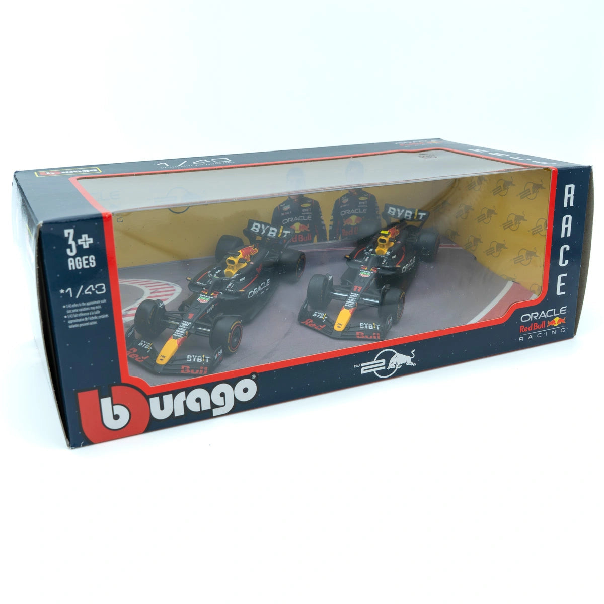 Red Bull Racing RB20 #1 Max Verstappen & #11 Sergio Pérez 1:43 Twin Pack - Burago