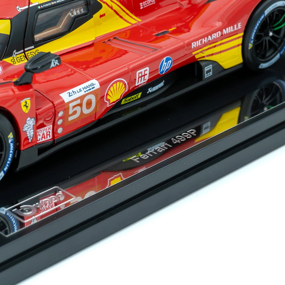 Bburago Ferrari 499P Le Mans 2024 Hypercar Schaalmodel 1:18