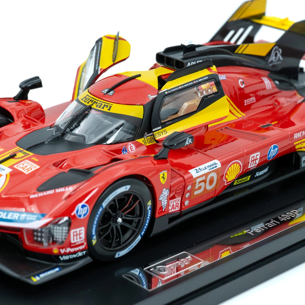 Bburago Ferrari 499P Le Mans 2024 Hypercar Schaalmodel 1:18