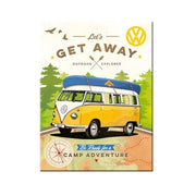 Magneet Volkswagen Let's Get Away | Nostalgic-Art