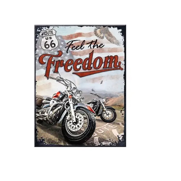 Magneet Route 66 Freedom | Nostalgic-Art