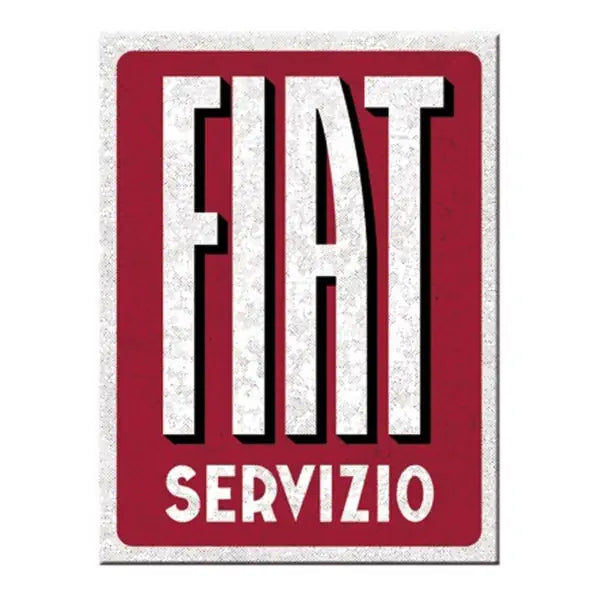 Magneet Fiat Servizio | Nostalgic-Art