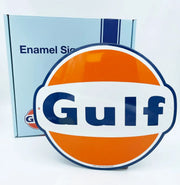 Gulf Emaille Bord 30 x 33 cm  | Gulf