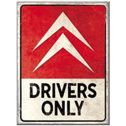 Magneet Citroen Drivers Only | Nostalgic-Art