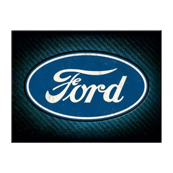 Magneet Ford Logo Blue Shine | Nostalgic-Art