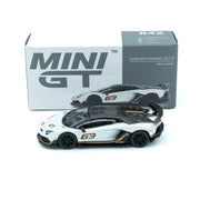 Mini GT Lamborghini Aventador SVJ 63 Bianco Asopo Schaalmodel 1:64