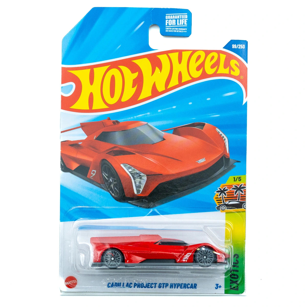 Hot Wheels Cadillac Project GTP Hypercar (rood) | Amerikaanse versie