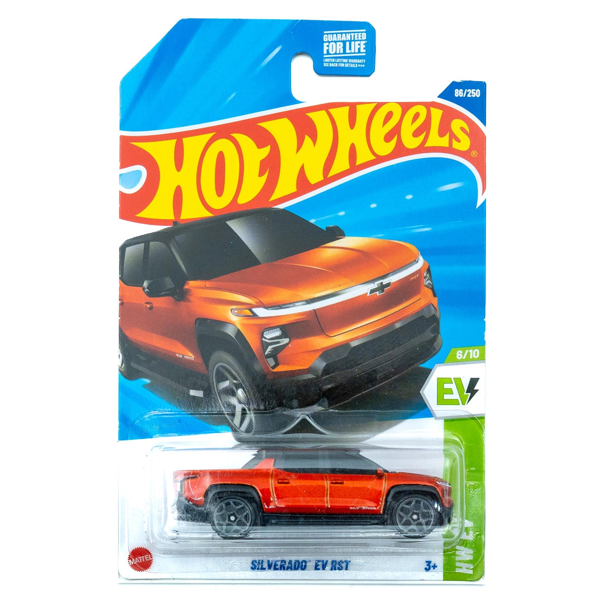 Hot Wheels Silverado EV RST (oranje) | Amerikaanse versie