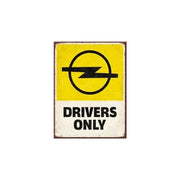 Magneet Opel Drivers Only | Nostalgic-Art