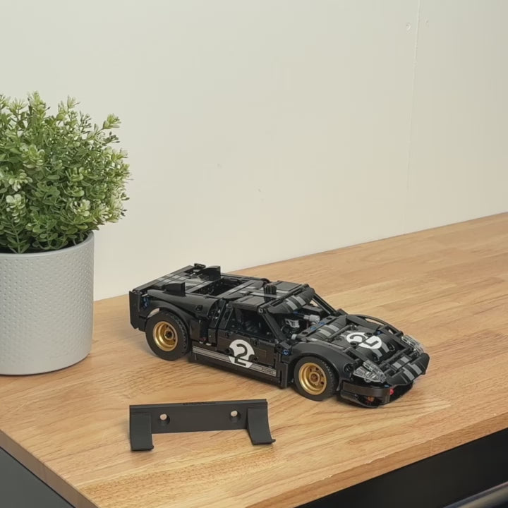 Video laden: Wandhalterung für LEGO 1966 Ford GT40 MKII Rennwagen | 42223