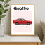Audi Quattro Auto Poster