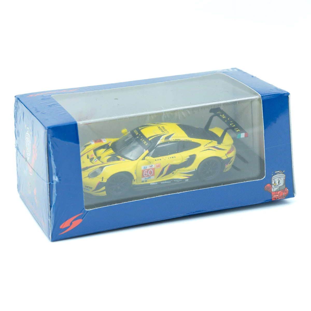 Sparky Porsche 911 RSR #60 IRON LYNX Le Mans 2023 Schaalmodel 1:64