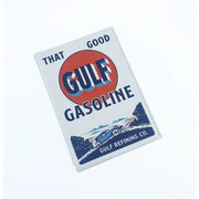 Magneet Gulf That Good Gasoline Nostalgic-Art - retro koelkastmagneet met vintage Gulf Refining Co. illustratie