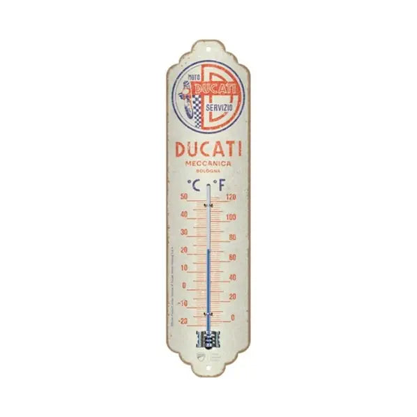Thermometer Ducati Moto Servizio Meccanica | Nostalgic-Art