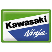 Metalen wandbord Kawasaki Ninja 20x30 cm | Nostalgic-Art