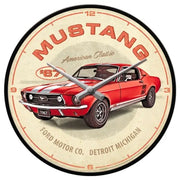 Wanduhr Ford Mustang GT 1967 | Nostalgic-Art