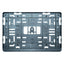 Truck license plate holder (EU)