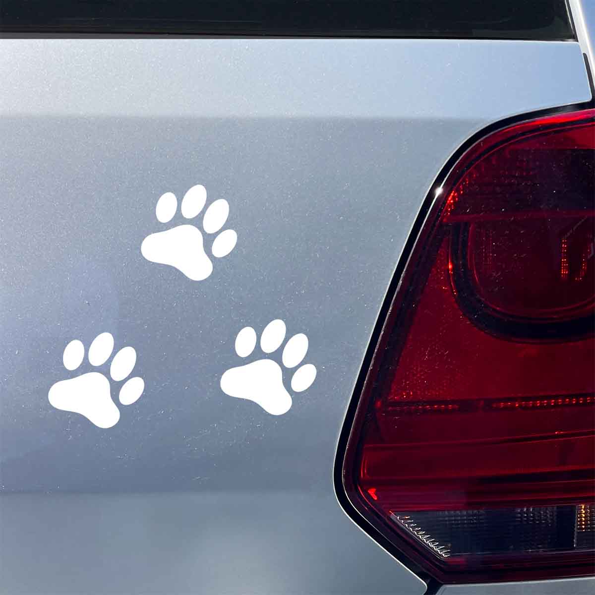 Hondenpootjes Sticker 4x