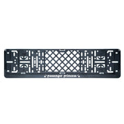 Passenger princess license plate holder